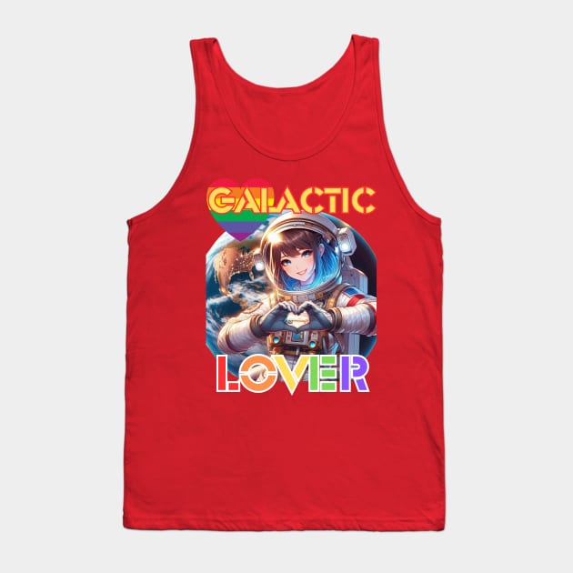 Kawaii, Anime Girl, Galactic Lover  | Catsie Cat Tank Top by Catsie Cat